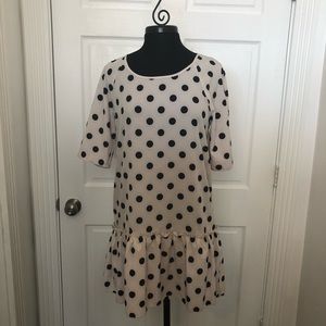 Nasty Gal Drop waist Polka Dot dress